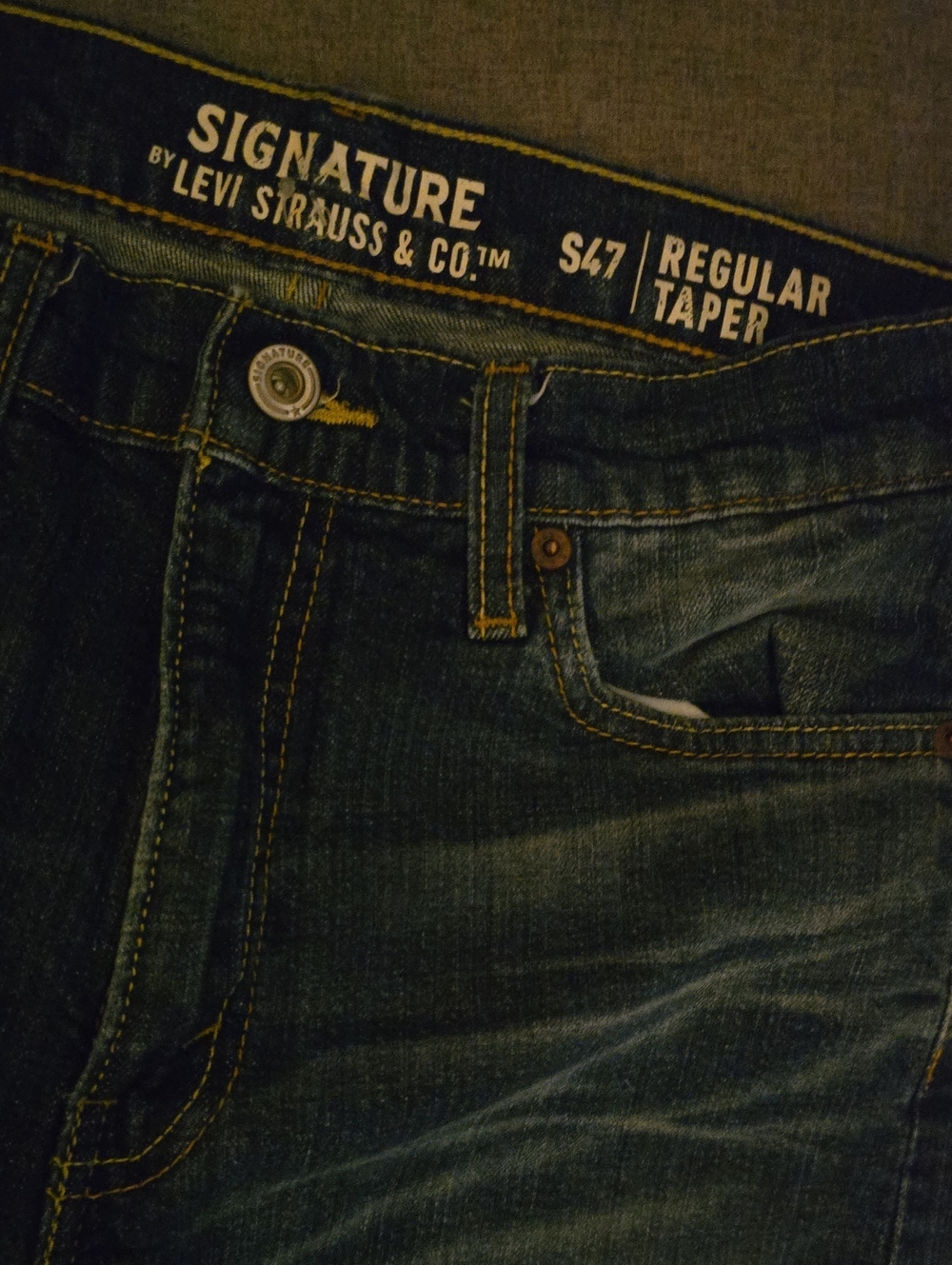 Signature by Levi Strauss Jeans Men's Size 30 Blue S47 REGULAR TAPER